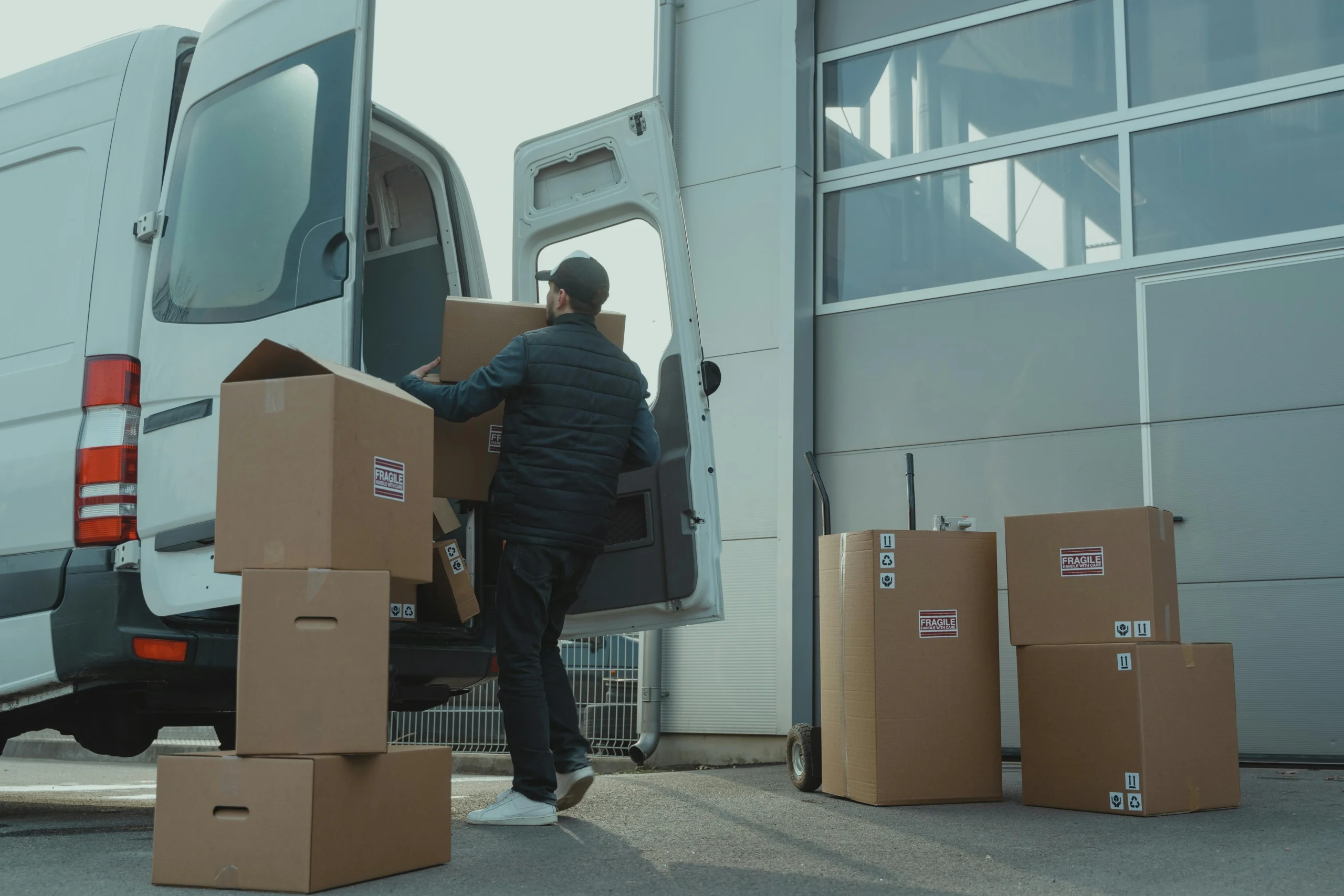 man and van with insurance