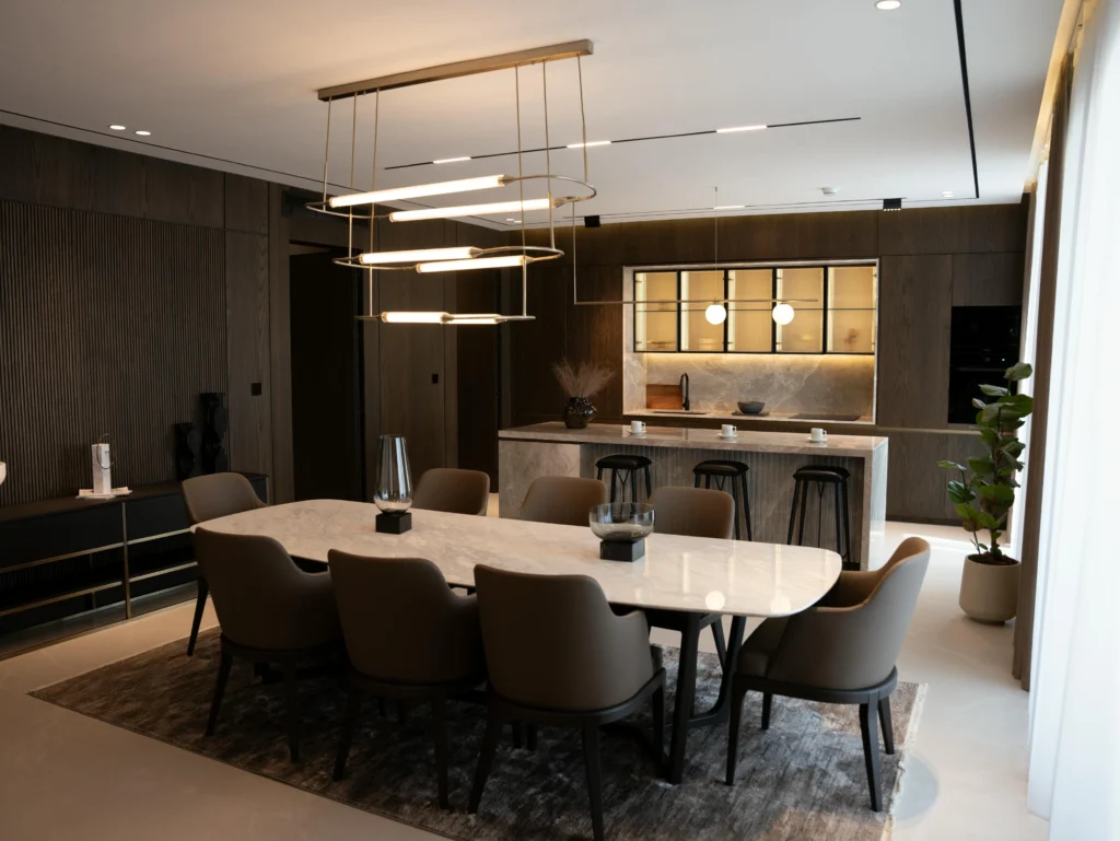 dining table + chairs