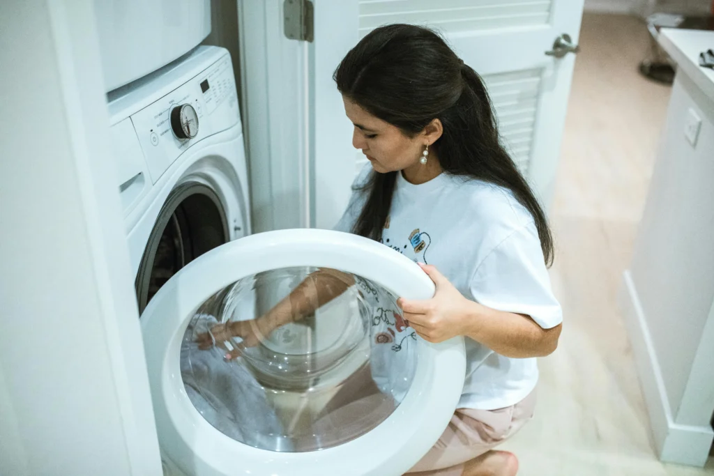 working washing machine