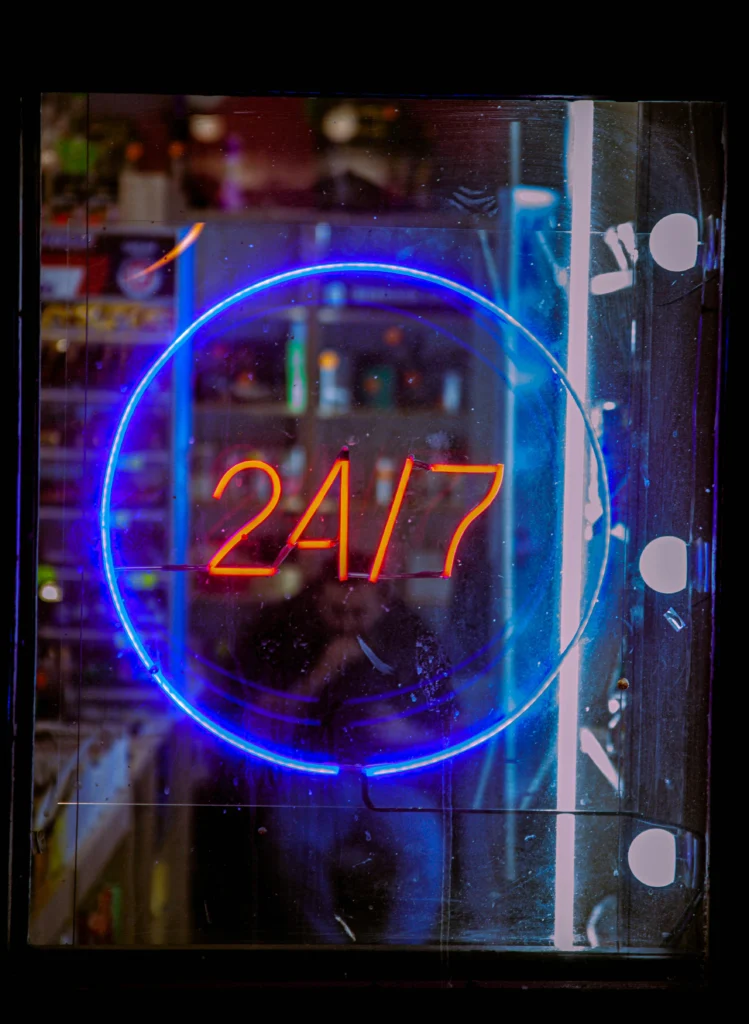 24/7 service