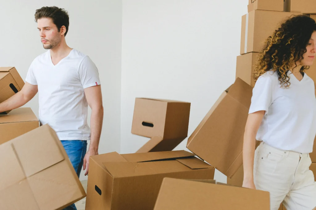 difference in moving