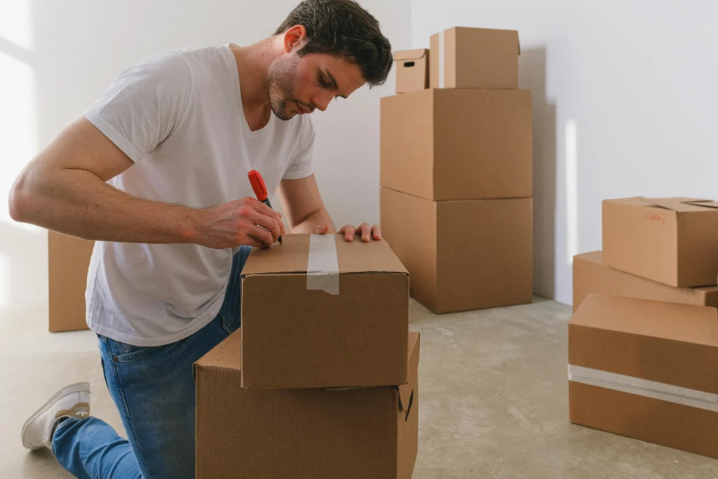 Labelling boxes