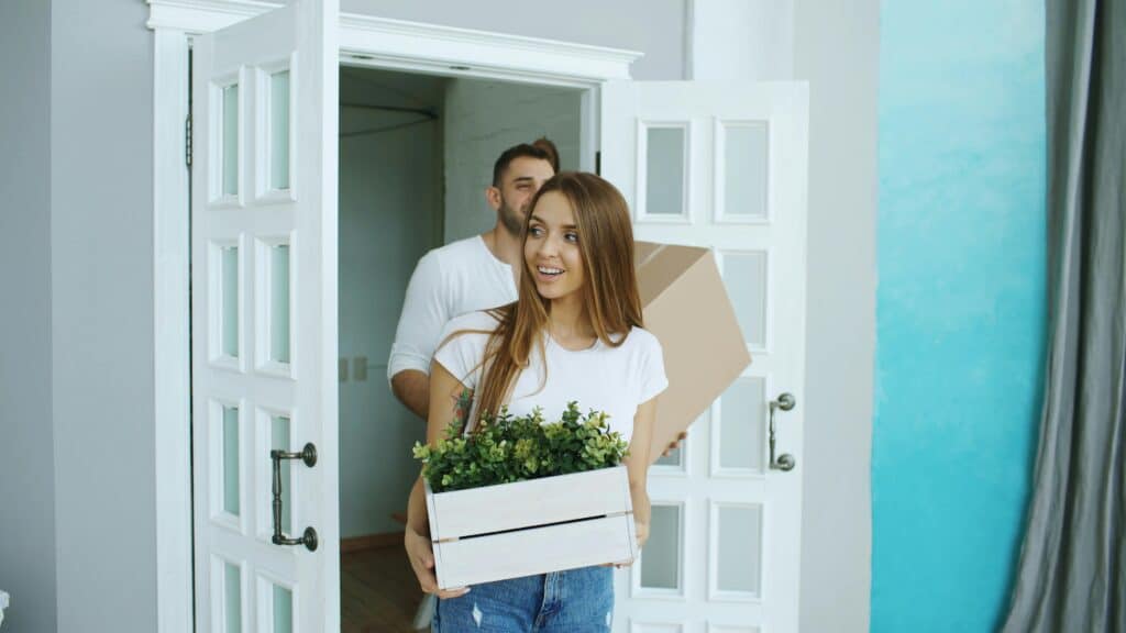 before and after house move