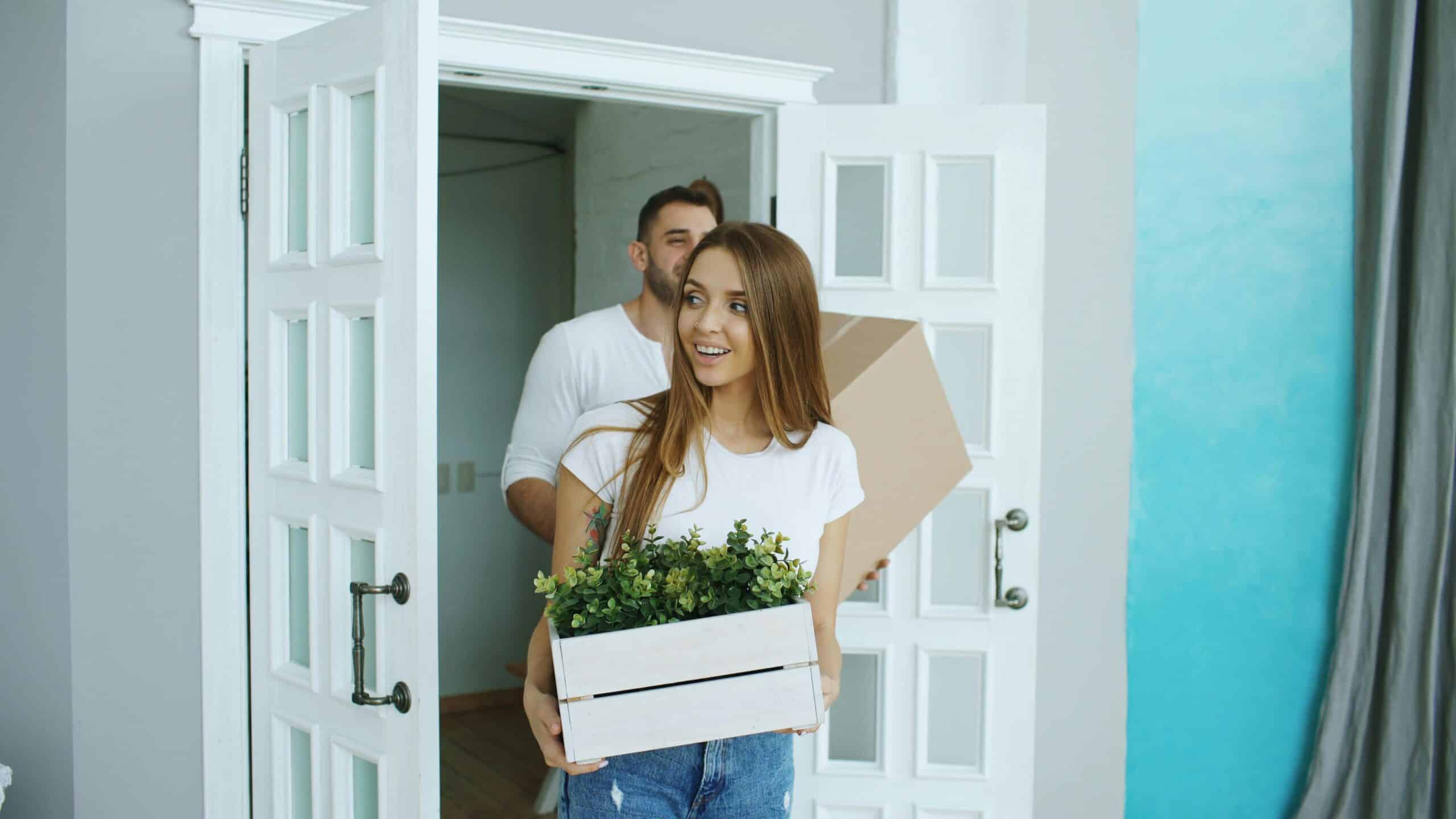 before and after house move