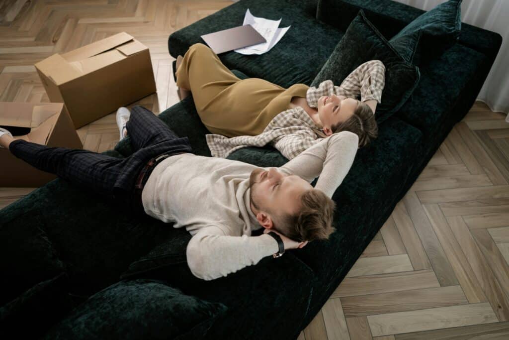 sofa after moving