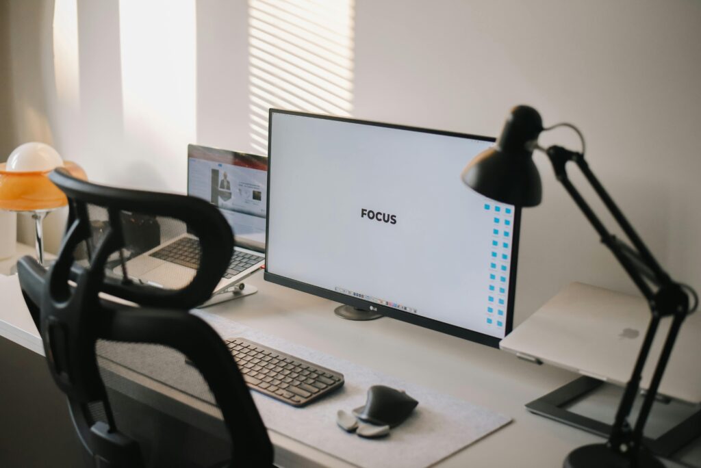 office desk and chair