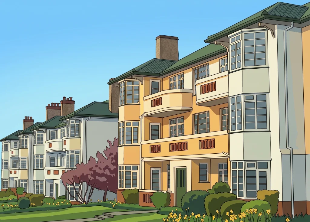 residential area in Belmont